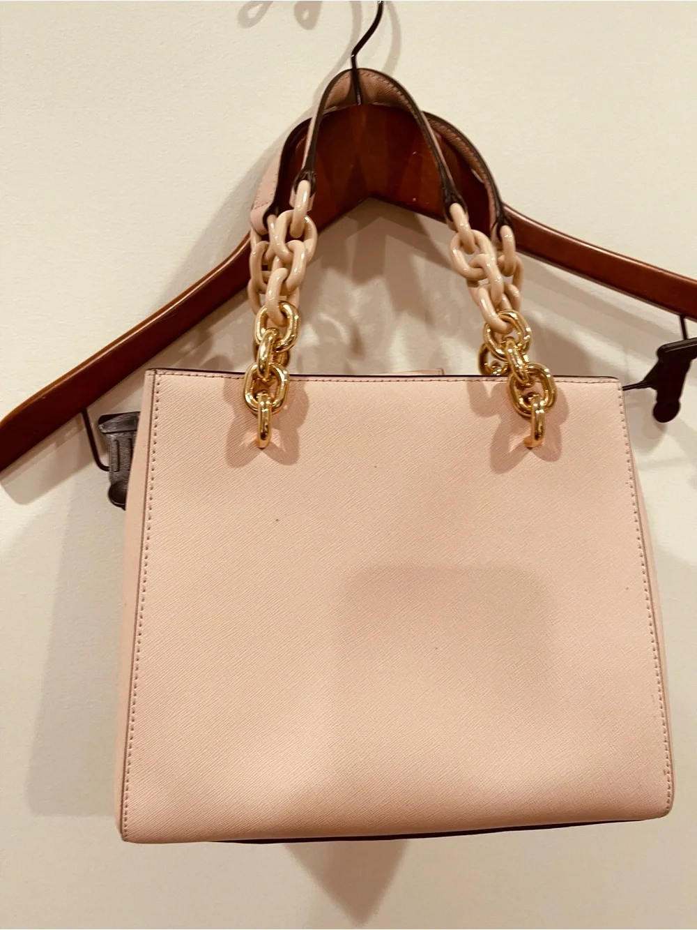 MICHAEL Kors CYNTHIA MD Satchel Ballet Pink Saffiano Leather Bag